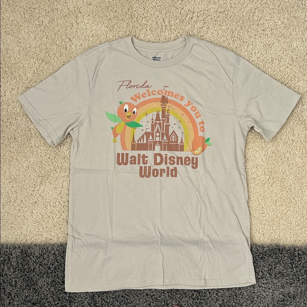 Disney Orange Bird Graphic Tee Walt Disney World Epcot Retro Theme Park Shirt
